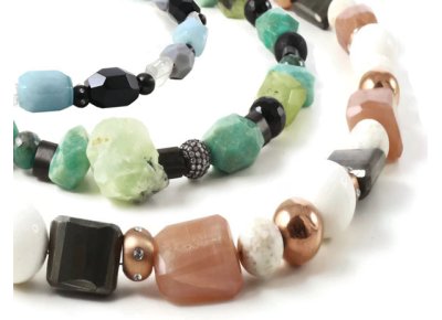 DIY | Necklaces with large gemstones