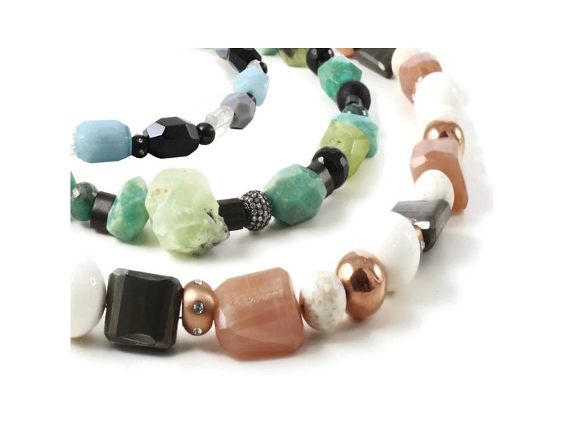 DIY | Necklaces with large gemstones