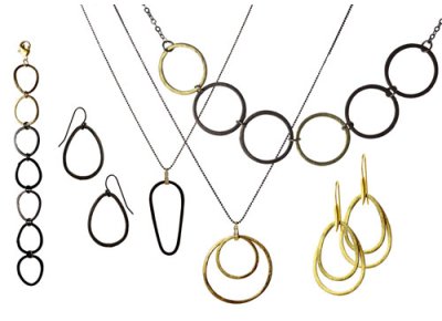 DIY Jewellery with circle shapes