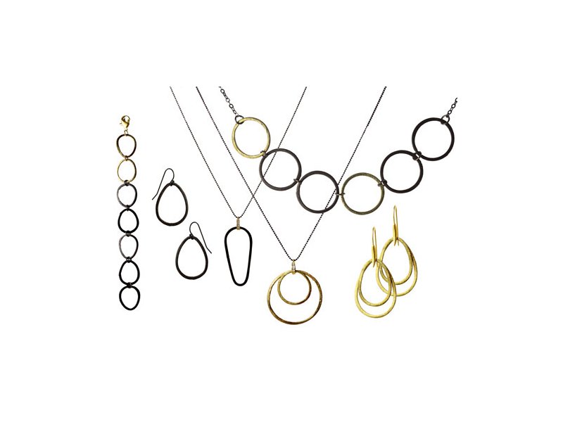 Schmuck mit runden Formen