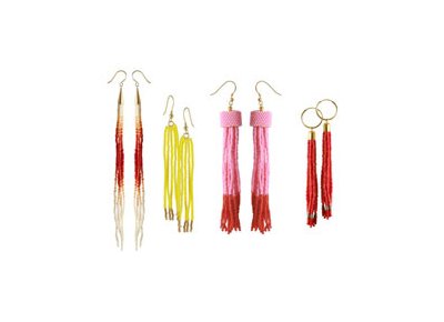 DIY | Tassel earrings with Seed beads and Delica