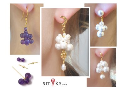 DIY | Pearl Cluster Earrings