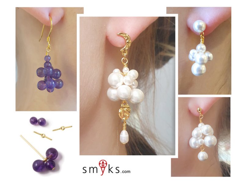 DIY | Pearl Cluster Earrings