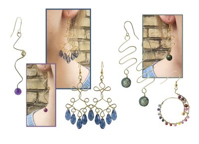 DIY | Ohrringe mit Draht-Ornamenten