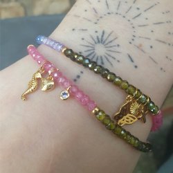 Zirkonia, ganzer Strang, lila-orange-rosa-grn, facettiertes Rondell, 3x2 mm, 195 Stk.