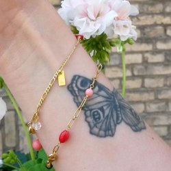 Vergoldetes Sterlingsilber, rustikale Vierecke, 8x4 mm, 2 Stk