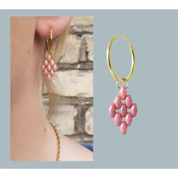 Matubo Mini-Duo, 2-Loch-Perle, gl&auml;nzend wei&szlig;, undurchsichtig, 2 x 4 mm, 8 g, ca. 180 Stk