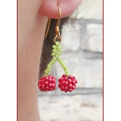 Ohrhaken, Spirale und &Ouml;se, vergoldetes Silber, L&auml;nge 15,5 mm, 2 Stk.