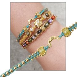 Link, crescent moon, uneven surface with two loops, gold-plated silver, 11x5 mm, 2 pcs