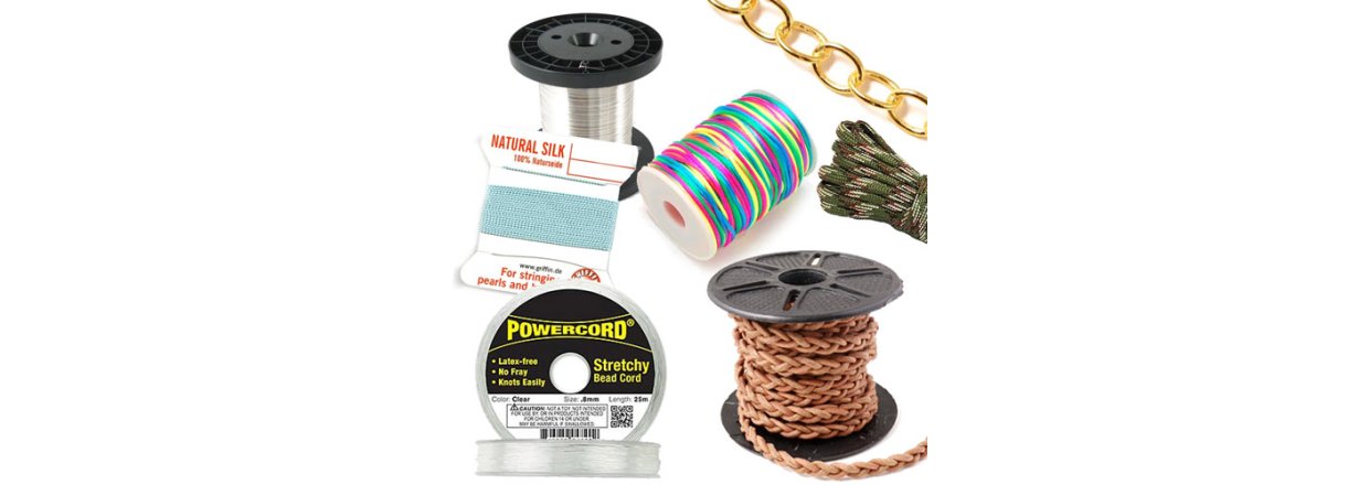 Guide to choosing beading thread, string and ribbon