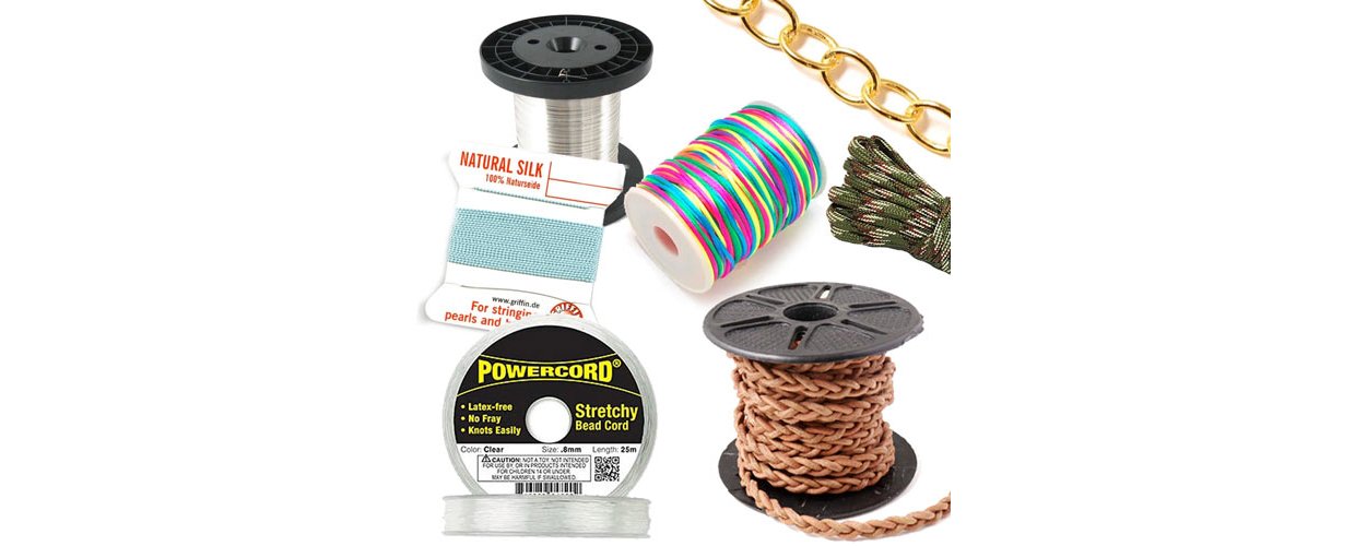 Guide til brug af snor og tråd til smykkefremstilling