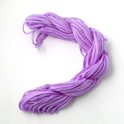 Nylon cord, light purple, 1,5-2mm, 16m.