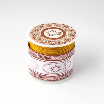 Nylon cord, full spool, golden brown, 0,9mm, 45m