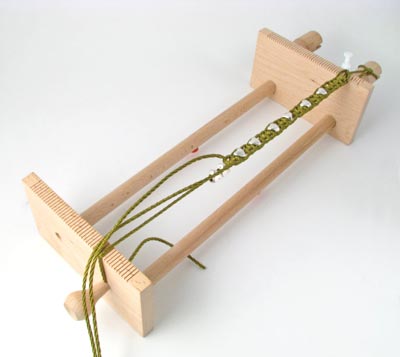 Beading Loom, wood, 35x11x6.5cm, 1pc.