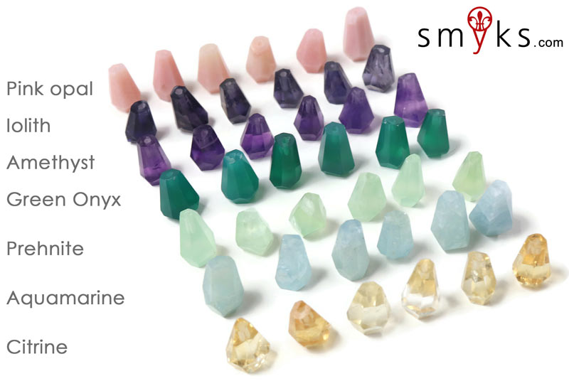 Amethyst, through drilled, teardrop-shaped, uneven faceted bead, purple, appx. 9x6 mm, 2 pcs