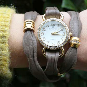 Watch face, crystal encrusted bezel, gold-plated steel with golden dial, 30x40x6mm, 1pc.