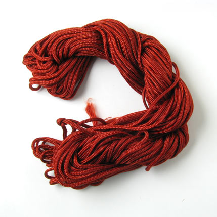 Nylon cord, reddish brown, 1,5-2mm, 16m.