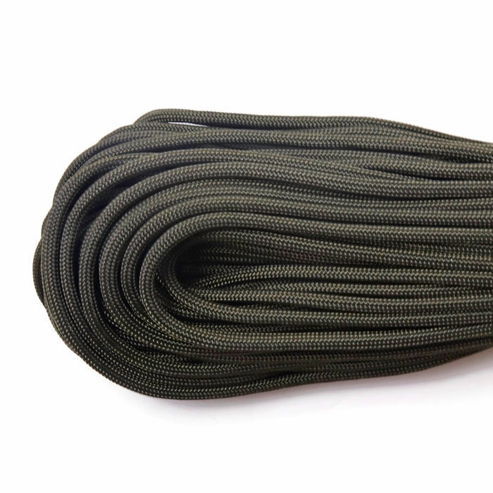 Paracord, dark army-green, 3-4mm, 2m