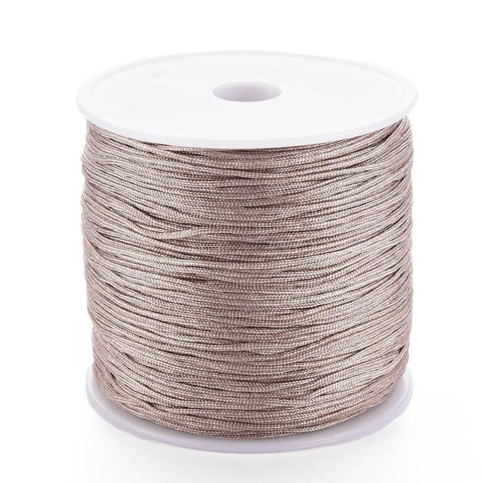 Nylon cord, full spool, champagne, 0.9 mm, 90 m