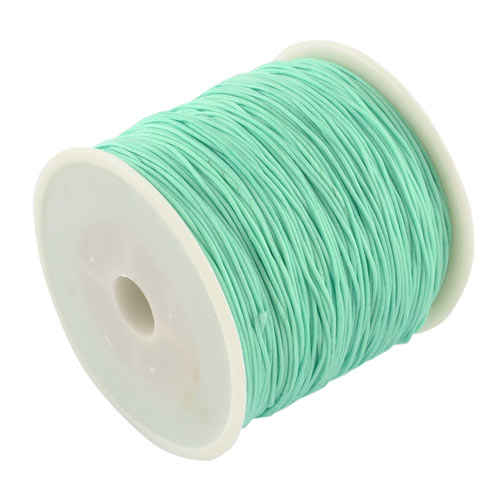 Nylon cord, dark mintgreen, 0,9 mm, 2m