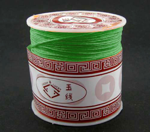 Nylon cord, spool, green, 0,9mm, 45m.