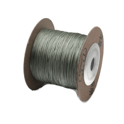 Nylon cord, khaki gray, 0.5mm, 2m.