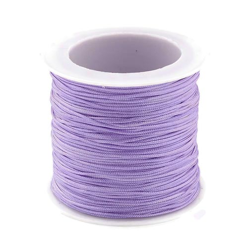 Nylon cord, full spool, light purple, 0,9mm, 45m