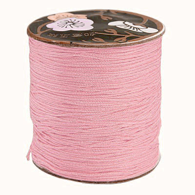 Nylon cord, full spool, rose, 0,9mm, 90m
