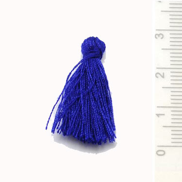 Tassel, dark blue, 25-30 mm, 1 pc