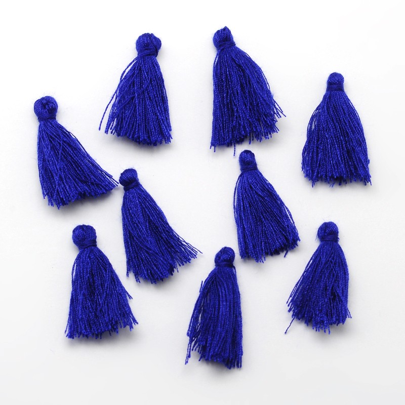 Tassel, dark blue, 25-30 mm, 1 pc
