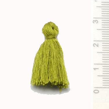 Tassel, light green, 25-30 mm, 1 stk