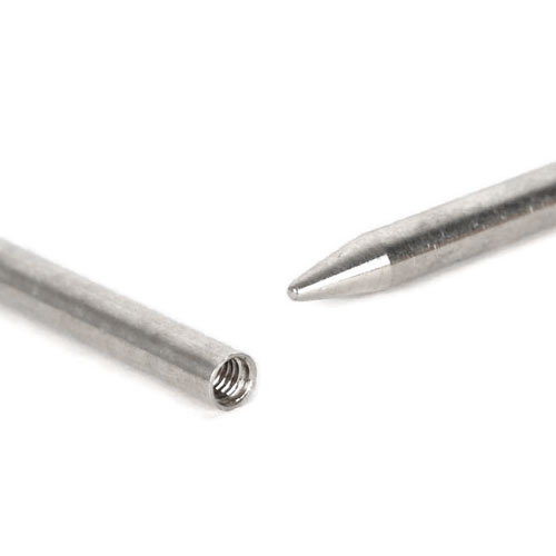 Paracord needle, steel, short model, Length 50mm, Note! mixed colors, thickness 50x5mm, 1pc