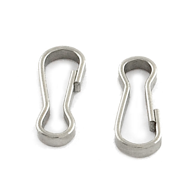 Key reel, hook for keys and similar, steel, 25x10x2 mm, 6 pcs.