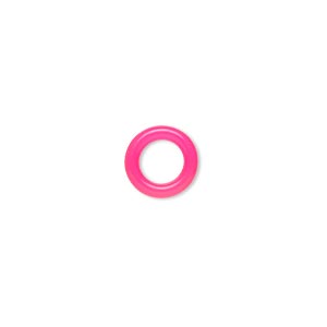Rubber O-ring, neon pink, 10/6mm, 300pcs.