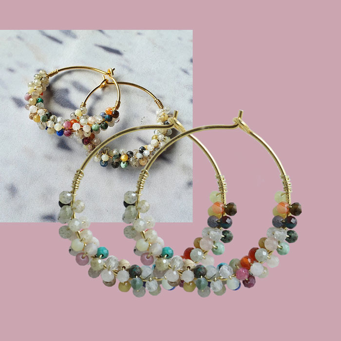 Hoop earring, sterling silver, 25x0.8mm, 2pcs