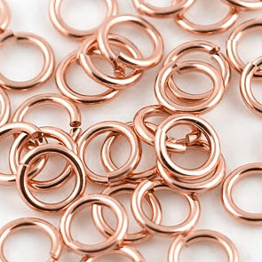 Jumpring, copper, open, 8x1.2mm, 20pcs.
