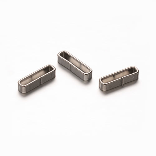 Ring/spacer bead, stainless steel, 12x3x2,5 mm, holesize 10,5x2 mm, 2pcs