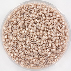 Delica, size #11, Light champagne/lavender, opaque,1,1x1,7mm, 5,2g