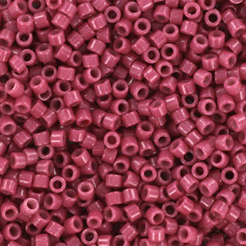 Delica, size #11, Rich violet, glossy, opaque, 1,1x1,7mm, 5,2g