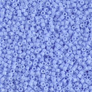 Delica, size #11, agate blue glass bead, 1.1x1.7mm, 5.2 grams