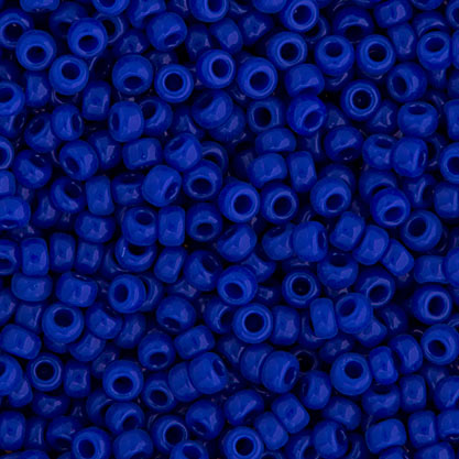 Miyuki seed bead, cobalt blue, size #11 2x1,5 mm, ca. 1200 pcs