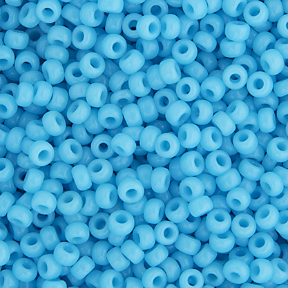 Miyuki seed bead, light blue, size #11, 2x1,5 mm, ca. 1200 pcs.