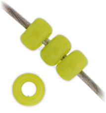 Miyuki seed bead, light green, size #15, 1.5x1 mm, ca. 3000pcs