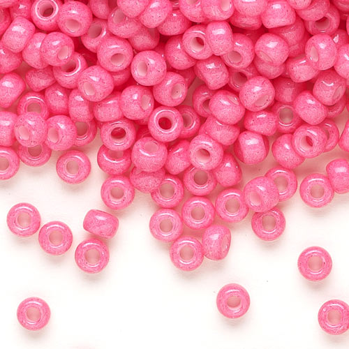 Miyuki seed bead #6, pink, 4,5x3 mm, ca. 150 pcs. 12g, 