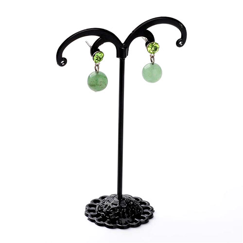 3 small and elegant jewelry stands, black