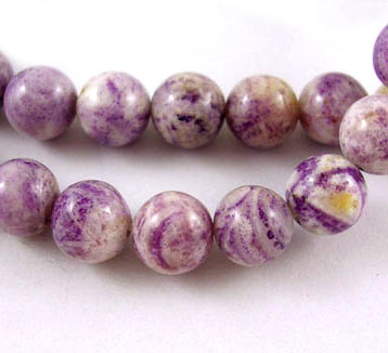 Lapidalite jasper, entire strand of beads, round bead, 10mm. 39pcs