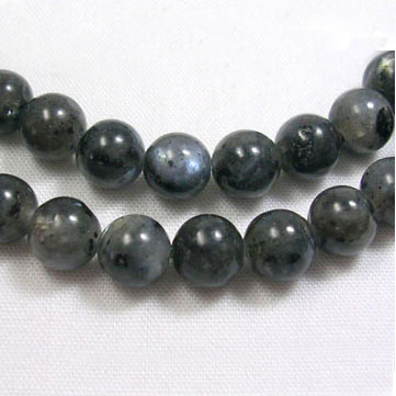 Entire strand of beads, larvikite, round bead, 6mm, 65pcs.