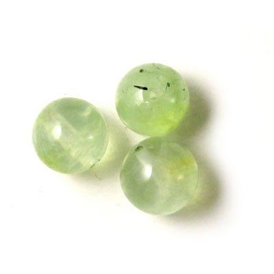 Prehnite, whole strand, light green, round bead, 6mm, 65pcs.