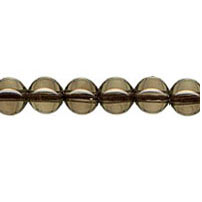 Entire strand of beads, smoky quartz, bead, 10mm, 39pcs.