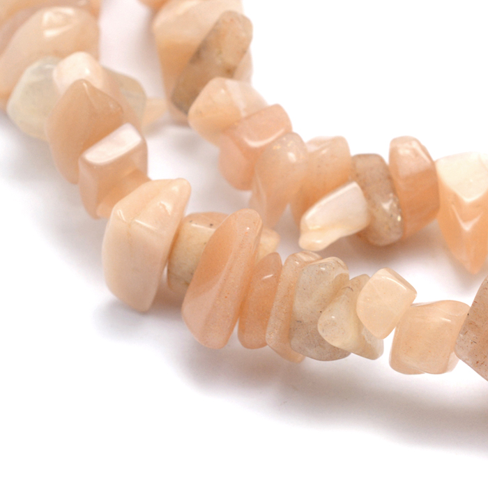 Sunstone, strand, small nuggets, ca. 5x8x2 mm, ca. 300 pcs.